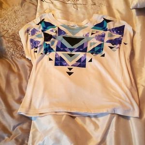 Title Unknown Medium Geometric Galaxy Boho Shirt